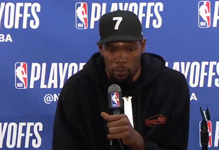 KD：我一直是路威的超级粉丝，现在更加喜爱他的比赛了