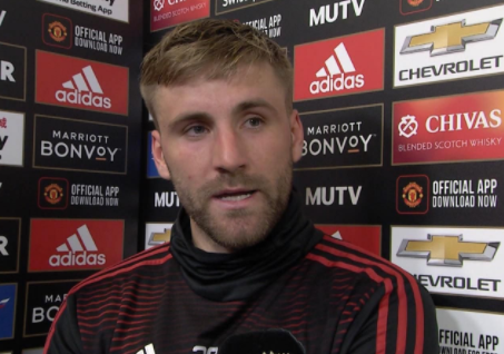 卢克-肖谈德赫亚：最好的球员也犯错，相信他会继续前进