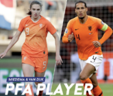 橙衣军团包揽！范戴克、米德玛拿下PFA最佳男女球员奖