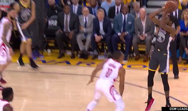 定海神针!杜兰特对火箭G2砍29分5篮板全场集锦