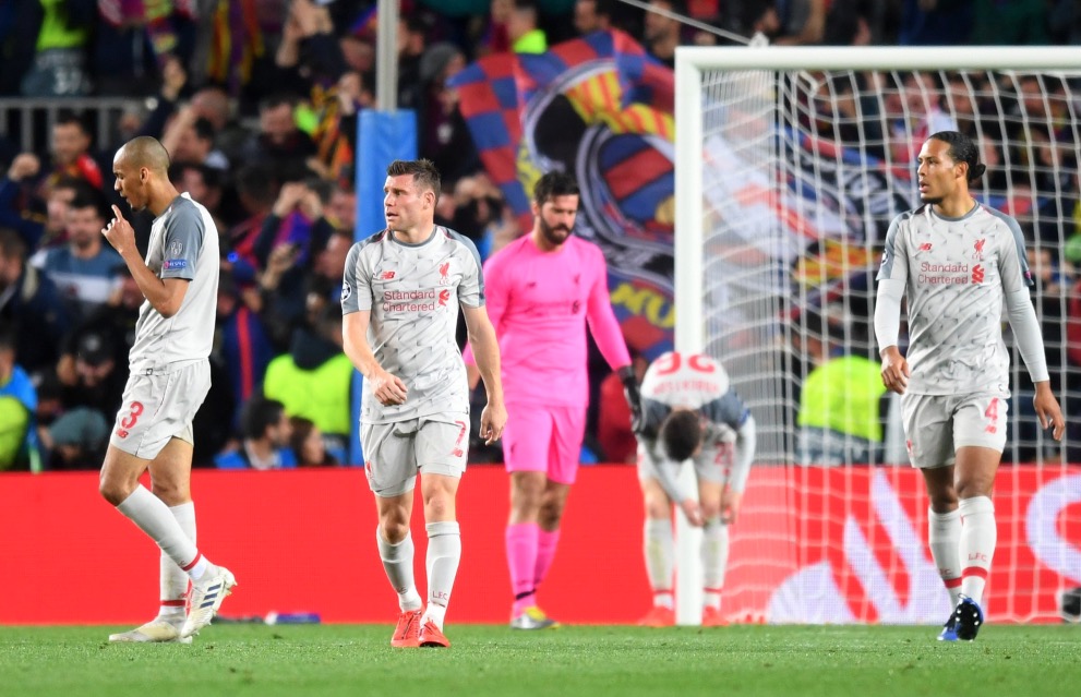 利物浦本赛季欧冠已输四场，超其他赛事总和