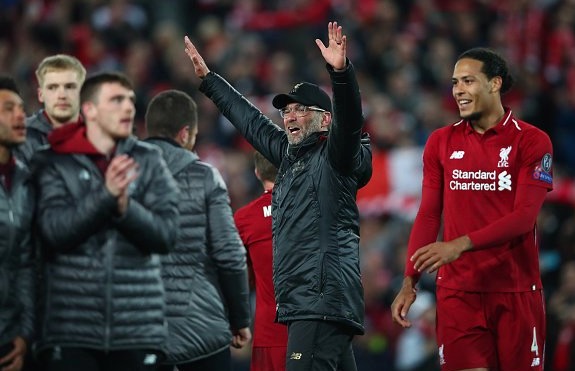 有心得！克洛普利物浦主帅生涯10次欧战淘汰赛全部晋级