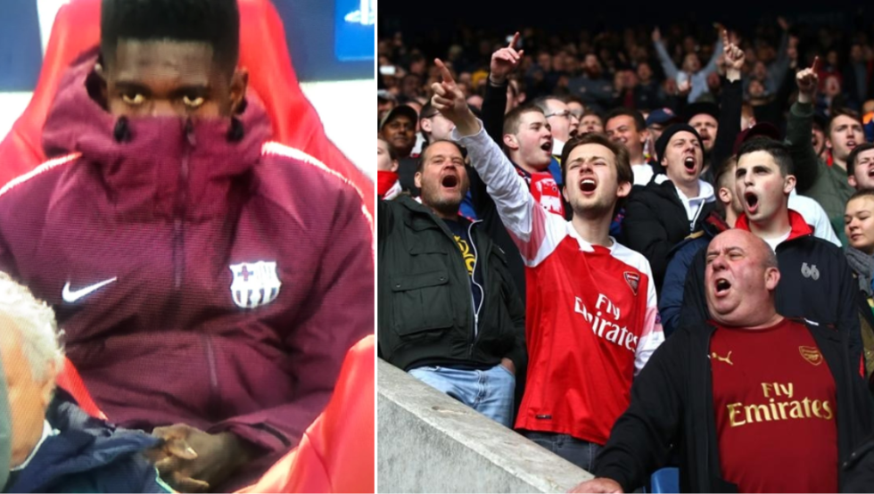 乌姆蒂蒂在<a href=https://www.310bf.com/tags-%E5%B7%B4%E8%90%A8-0.html target=_blank class=infotextkey>巴萨</a>难首发，<a href=https://www.310bf.com/tags-%E9%98%BF%E6%A3%AE%E7%BA%B3-0.html target=_blank class=infotextkey>阿森纳</a>球迷希望俱乐部签下他