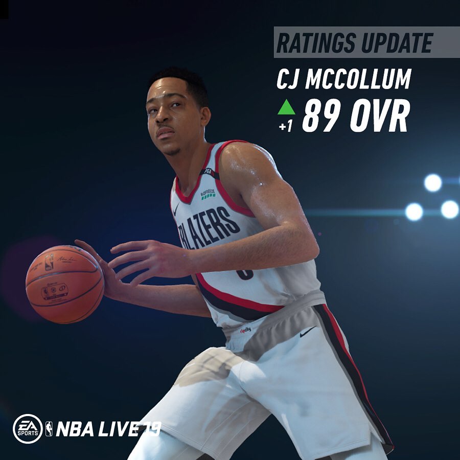 NBA LIVE 19能力值更新：麥科勒姆89，杜蘭特96 運動 第1張