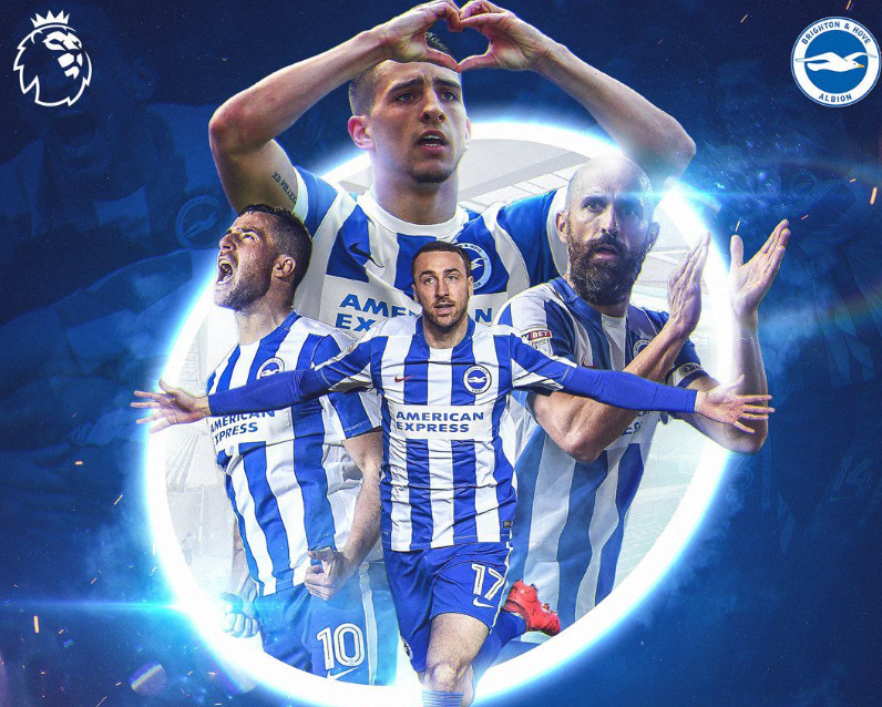 布莱顿官推：冠军归属取决于我们，要力夺3分