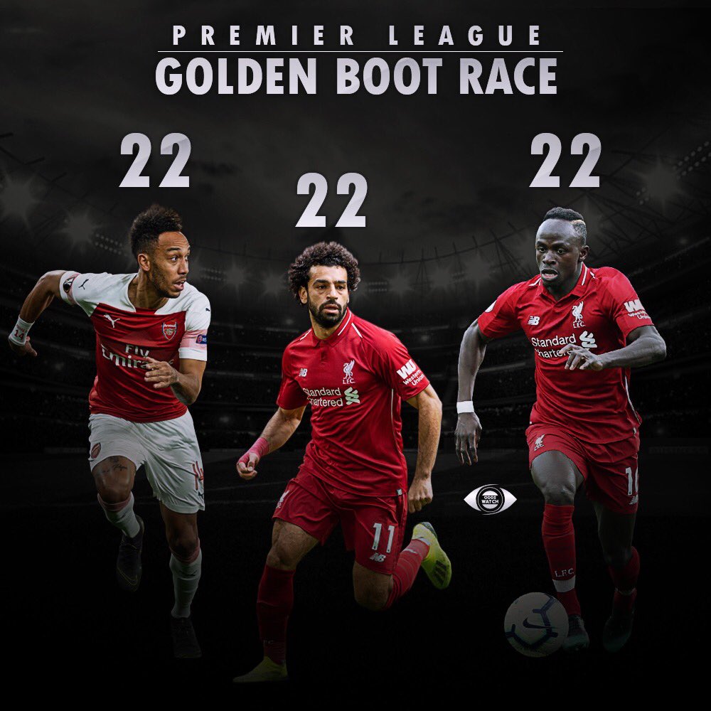 3金靴各有千秋：萨拉赫连续，马内全能，奥巴梅扬跨英德