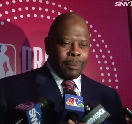 对球迷想说什么？尤因：要珍惜和支持我们选中的球员