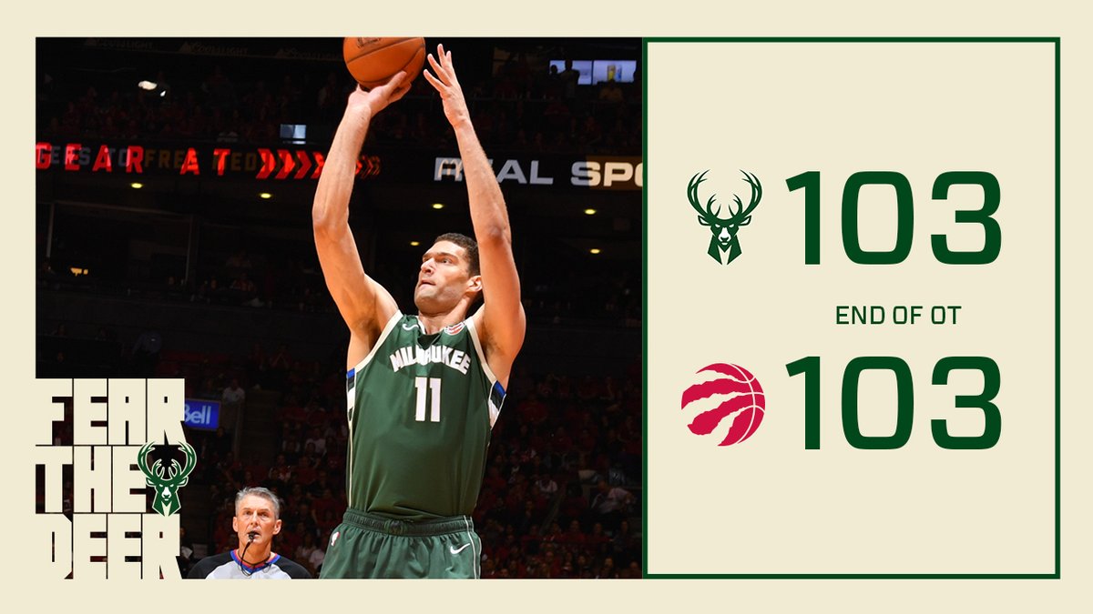 猛龙与雄鹿战至双加时,近12年来东决首次