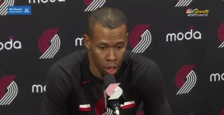 下赛季会回归开拓者吗？胡德：很喜欢开拓者，但这说不准