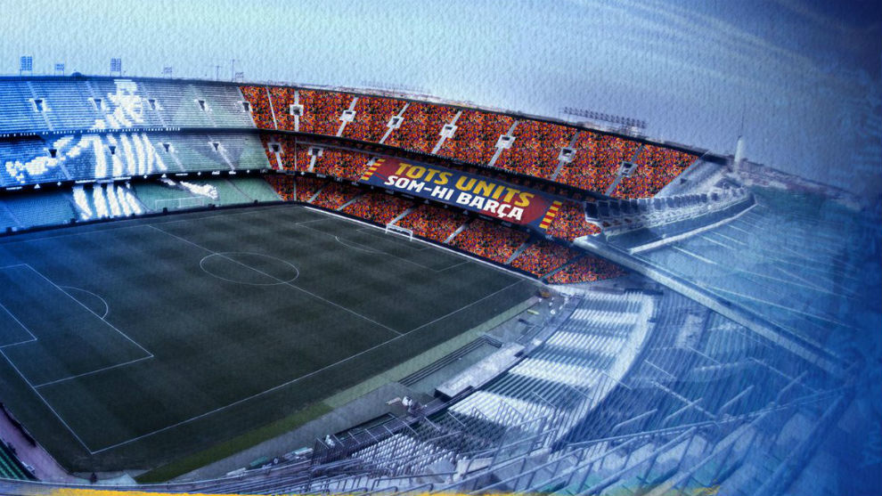 为球队打气！球迷巨型TIFO：大家在一起，我们是<a href=https://www.310bf.com/tags-%E5%B7%B4%E8%90%A8-0.html target=_blank class=infotextkey>巴萨</a>