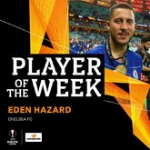 2球1助定冠军！官方：阿扎尔当选欧联杯决赛最佳球员