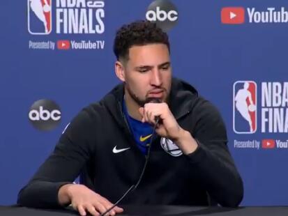 克莱：系列赛非1场定胜负，很难想象和库里外的控卫搭档