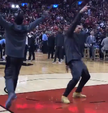 [视频]轻松愉悦！丹尼-格林赛前热身大跳魔性舞蹈