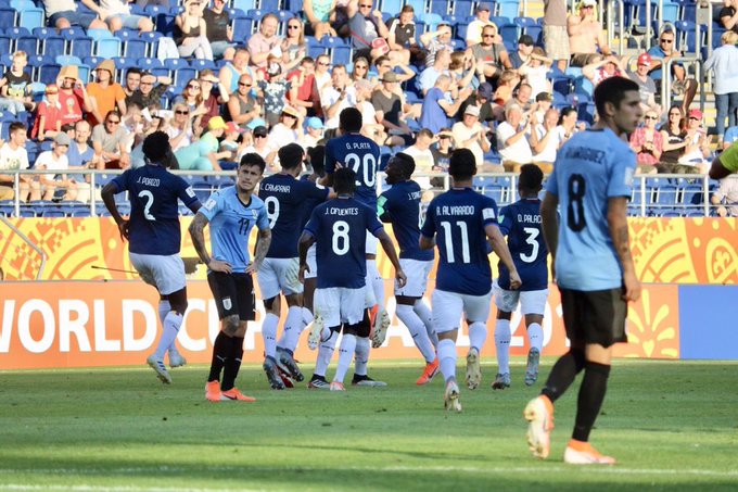 厄瓜多尔逆转乌拉圭，携手乌克兰塞内加尔进世青赛八强