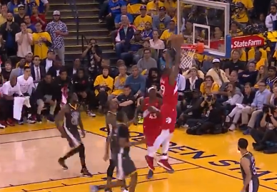 [视频]伊巴卡空切内线，接到洛瑞传球双手暴扣