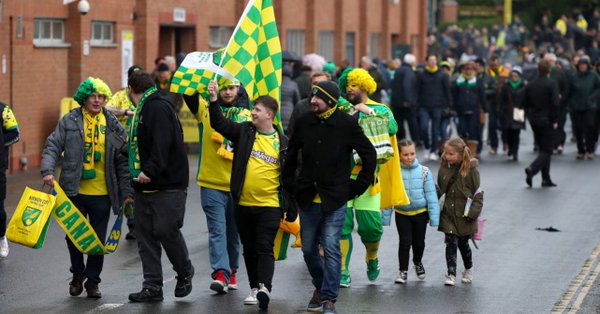 关爱球迷！诺维奇官方：本赛季主场门票最高价格是30镑