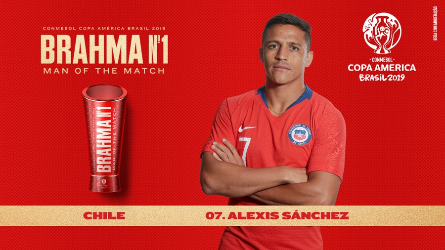 两分钟内传射建功，桑切斯当选智利战日本全场最佳球员