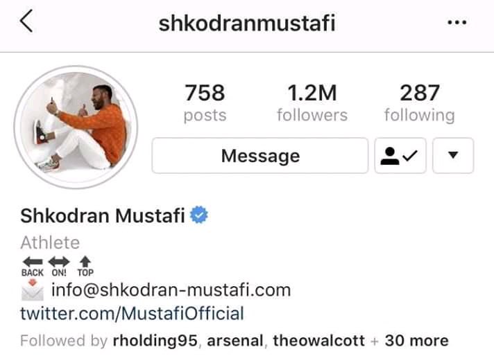 暗示离队？穆斯塔菲已删去Ins简介中的<a href=https://www.310bf.com/tags-%E9%98%BF%E6%A3%AE%E7%BA%B3-0.html target=_blank class=infotextkey>阿森纳</a>字样