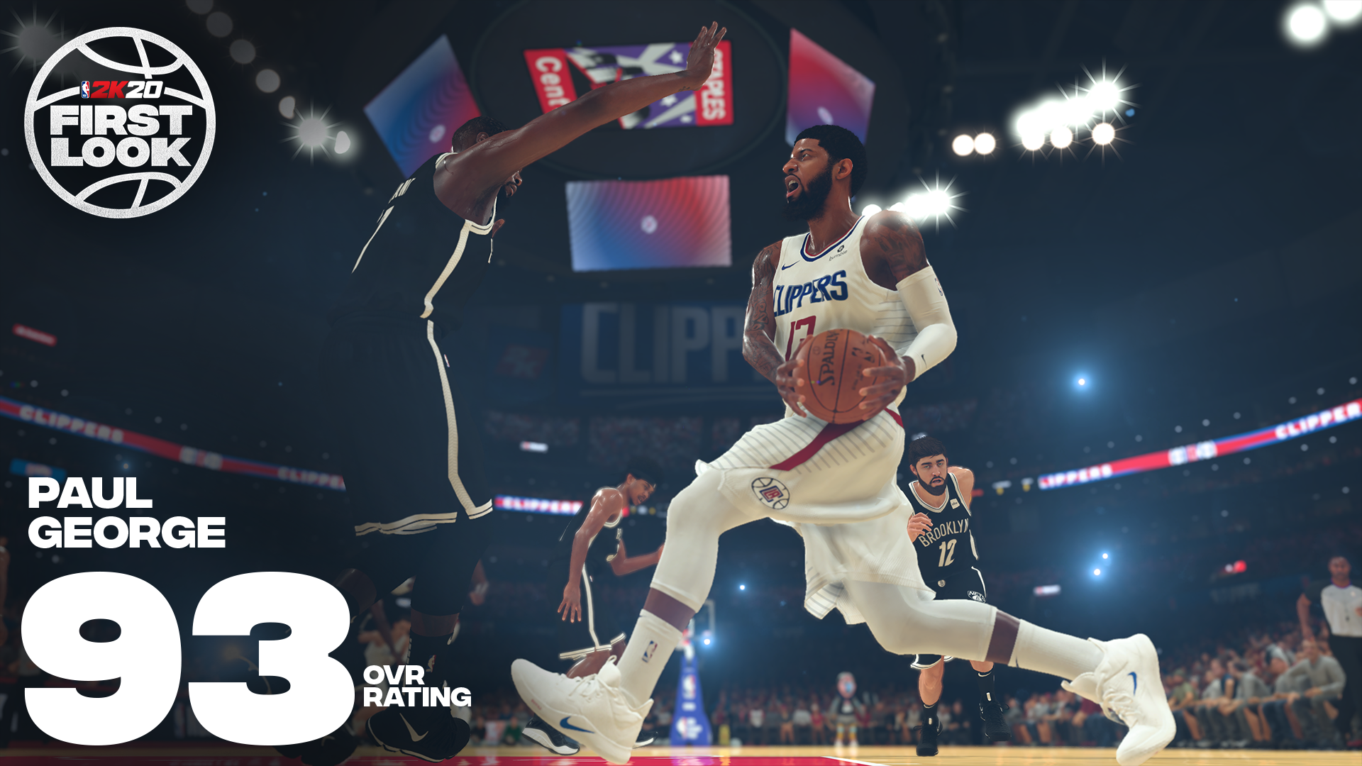 保罗-乔治NBA 2K20能力值公布：93