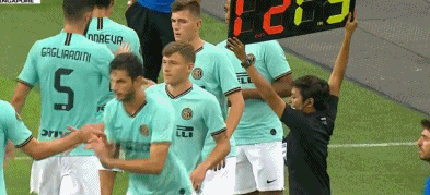 GIF：紧随其后，国米也大量换人
