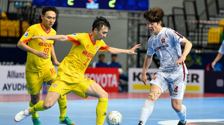 五人制亚冠:深圳南岭铁狼2胜1负进八强,将战越南冠军