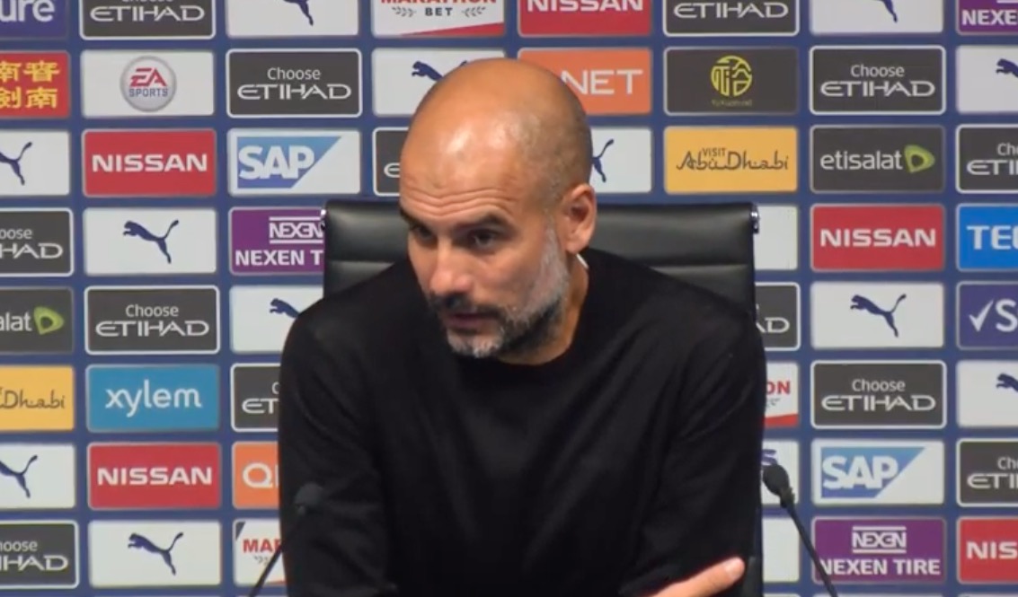 瓜帅：曼城应该得到一粒点球，但那时候VAR在喝咖啡