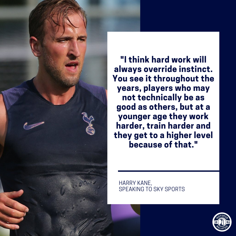 凯恩：想保持高水平，努力训练比与生俱来的天赋更重要