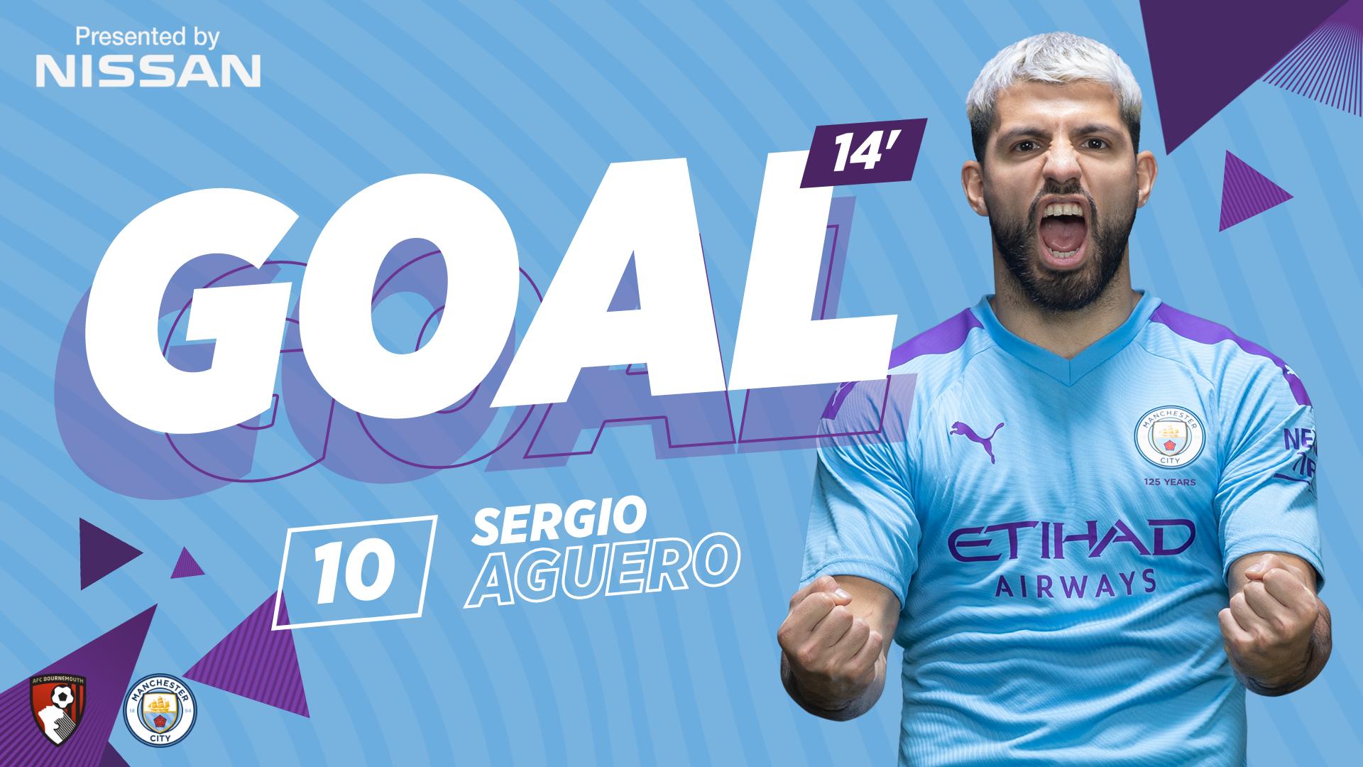 GIF：阿圭罗捅射破门梅开二度，曼城3-1领先