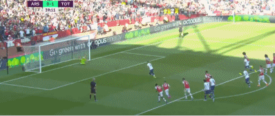 GIF：扎卡禁区铲人被判点，凯恩一蹴而就，热刺2-0
