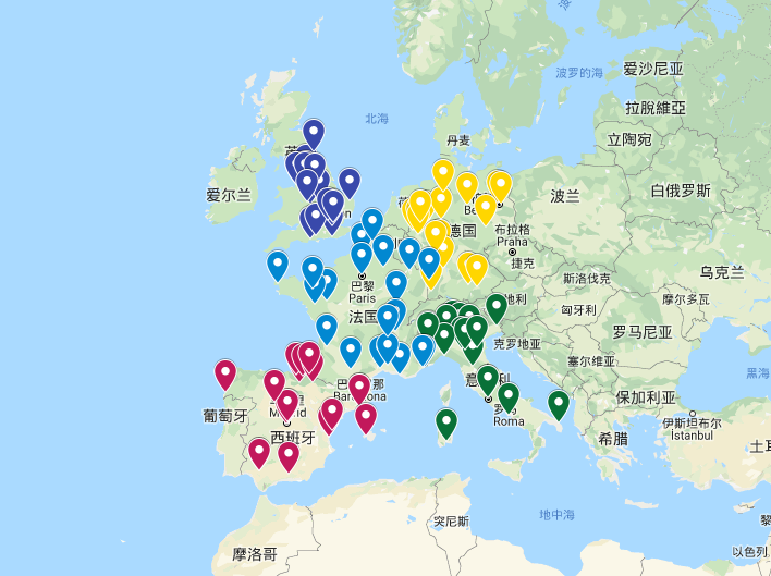看足球学地理！在谷歌地图上寻找你的主队球场位置