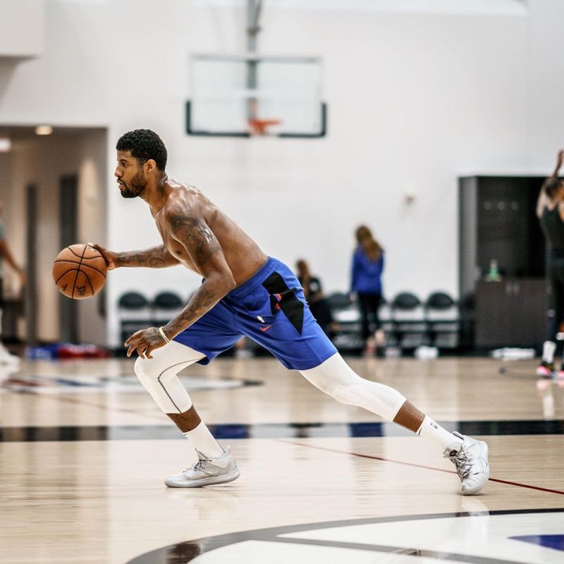 [流言板]迎接新赛季!保罗-乔治社媒晒个人训练帅照