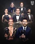 FIFA年度最佳都在这图里了：梅西、拉皮诺埃领衔