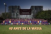 拉马西亚40年，巴萨男女足22支梯队362人进行大合影