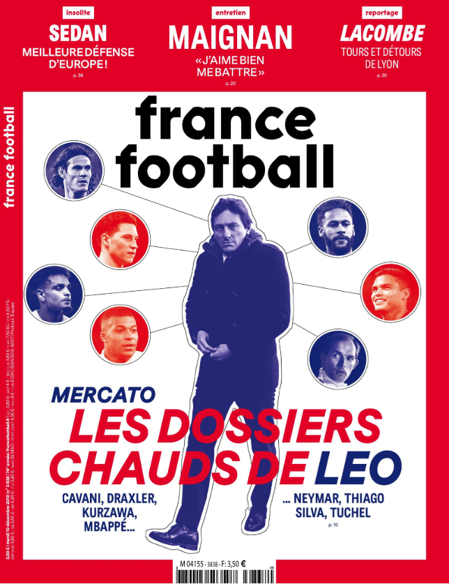 法国足球预测巴黎冬窗操作，卡瓦尼或离队，尝试引进马内