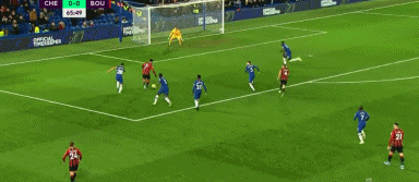 GIF：旗鼓相当！奥多伊停球致命失误，随后戈斯林空门打滑
