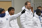 有牌面！切赫、马克莱莱、A科尔共同观战切尔西U18比赛