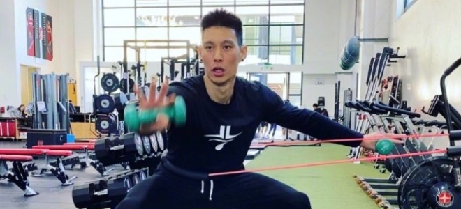 林书豪晒训练照:每镇日和每一步都同样有价值