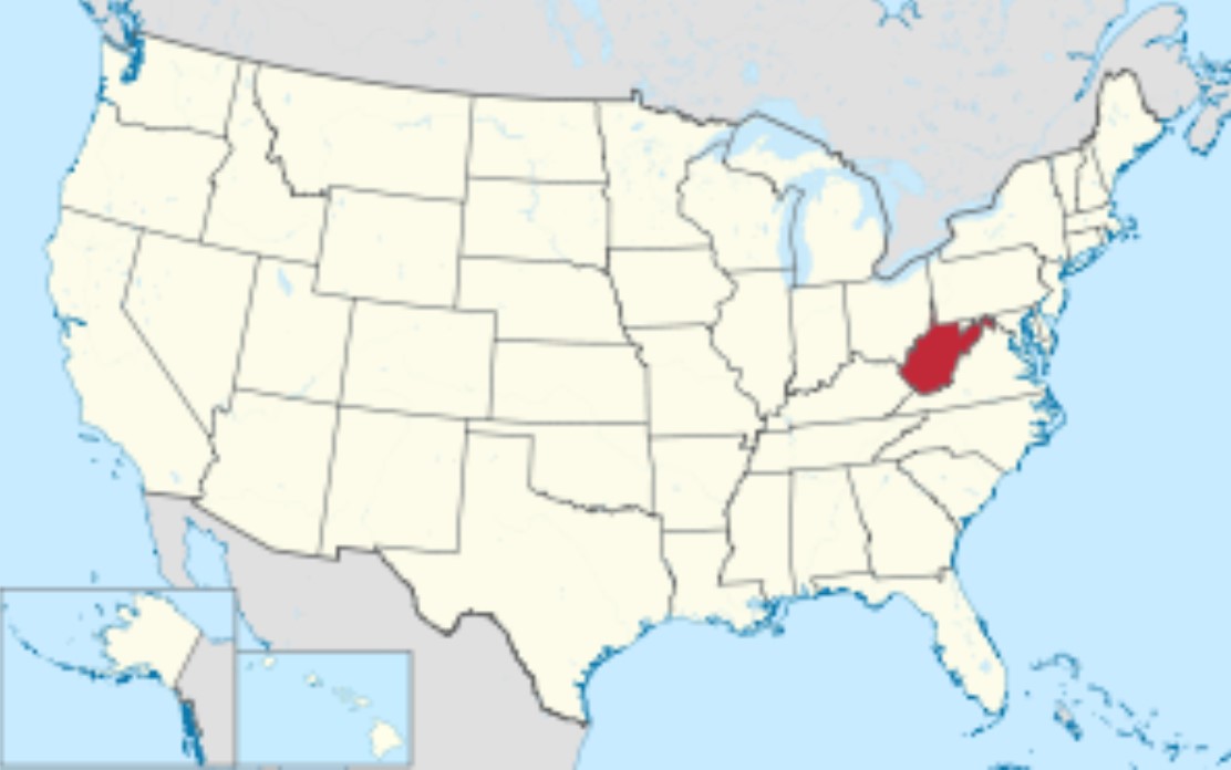 美国每个州都有新冠毒确诊患者，最后一个是西弗吉尼亚州