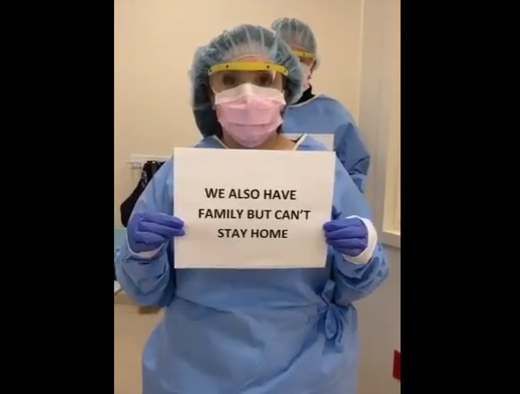 德拉季奇转发医护人员动员视频，呼吁人们待在家里做好隔离