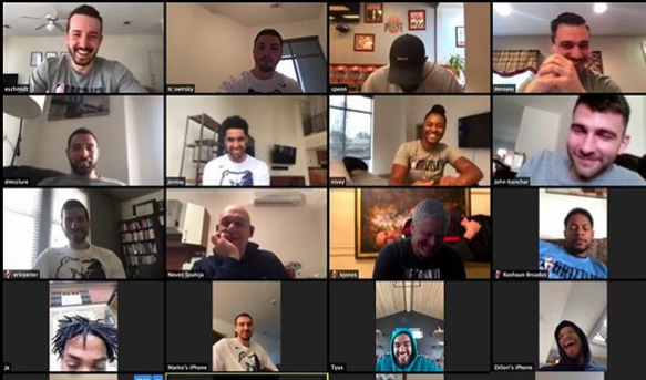 开会了！灰熊更新Ins展示全队视频会议动态