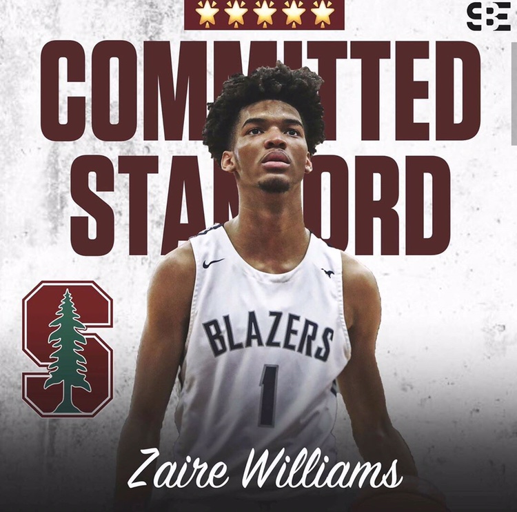 2021届排名第一小前锋Ziaire Williams宣布加盟斯坦福