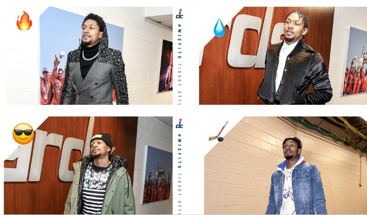 奇才官方晒出比尔本赛季帅照：选出你最爱的那套