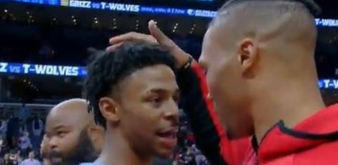 莫兰特：威少让我继续前进，继续做自己