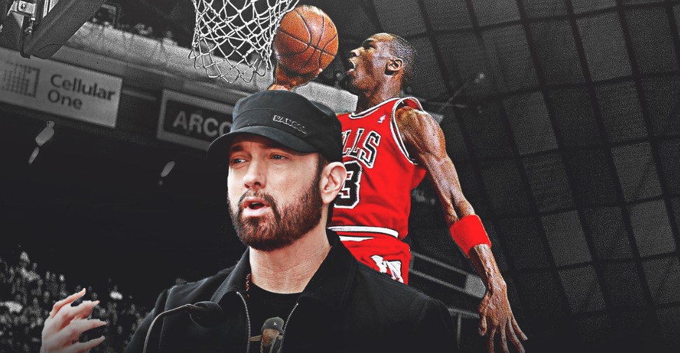 Eminem回忆与乔丹通话：我告诉他，我要在他头上暴扣