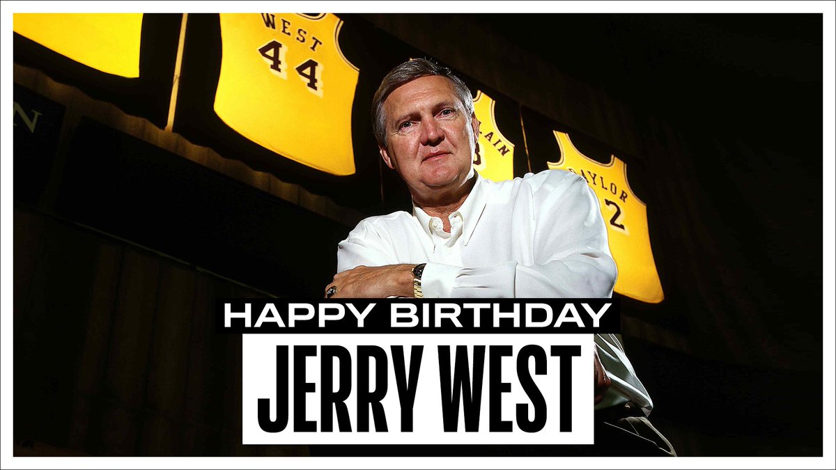 NBA官方推特祝名宿杰里-韦斯特82岁生日快乐