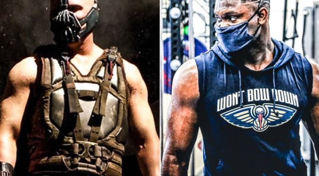 媒体晒出蔡恩与蝙蝠侠反派贝恩对比照:谁更好看?