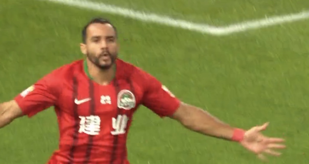 GIF：梦幻开局！多拉多头球率先破门，建业1-0苏宁