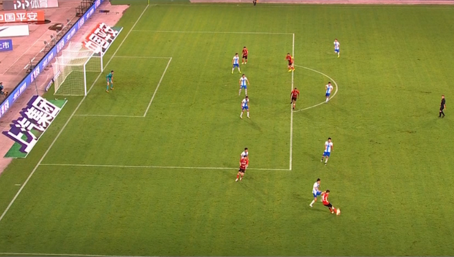 GIF：VAR判定有效！奥斯卡助攻王燊超，上港2-1反超泰达