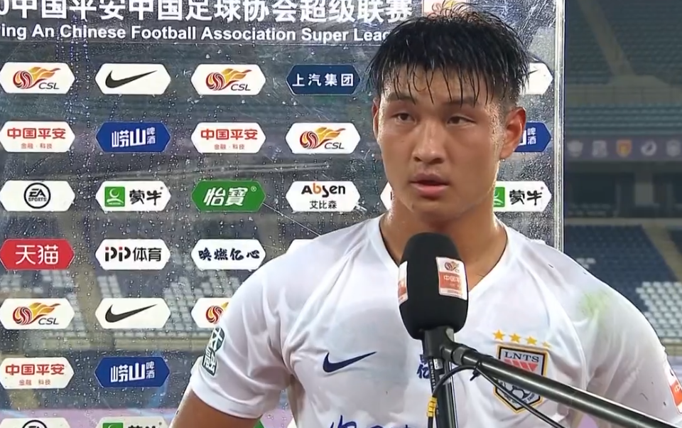 郭田雨：我们的战术就是狠打，没想到守门员没扑到球