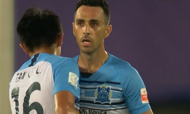 GIF：后防漏人，扎哈维轻松梅开二度！富力2-0申花